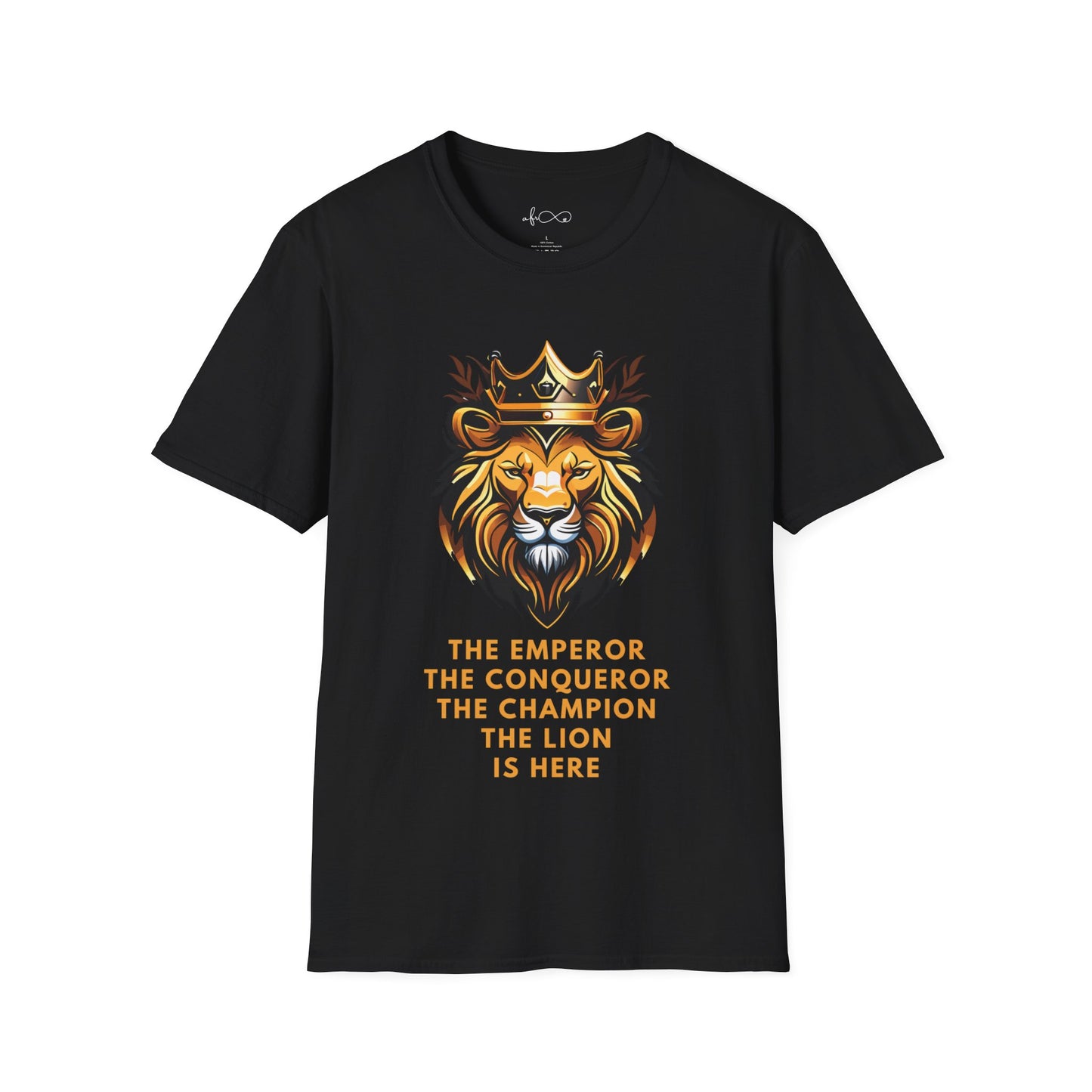 The Emperor, The Conqueror, The Champion, The Lion is Here (Illustration) T-Shirt