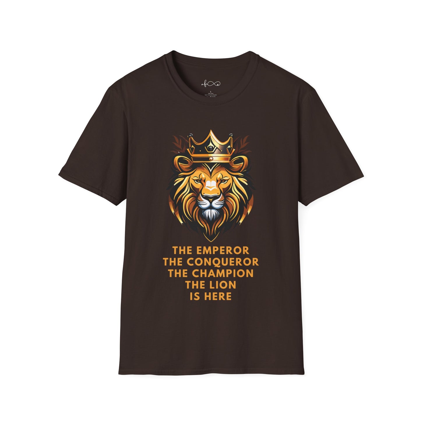 The Emperor, The Conqueror, The Champion, The Lion is Here (Illustration) T-Shirt