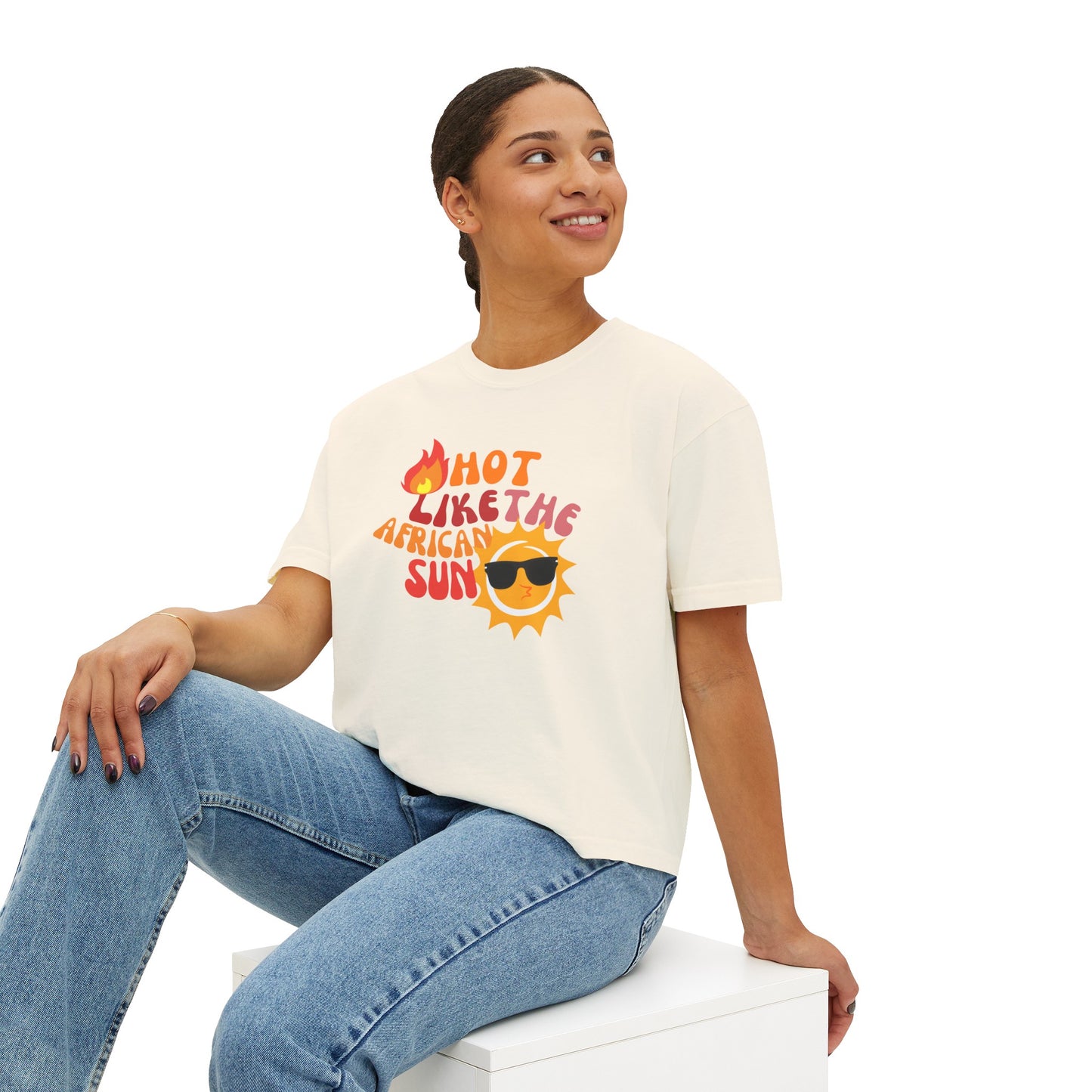 Hot Like The African Sun Crop Top