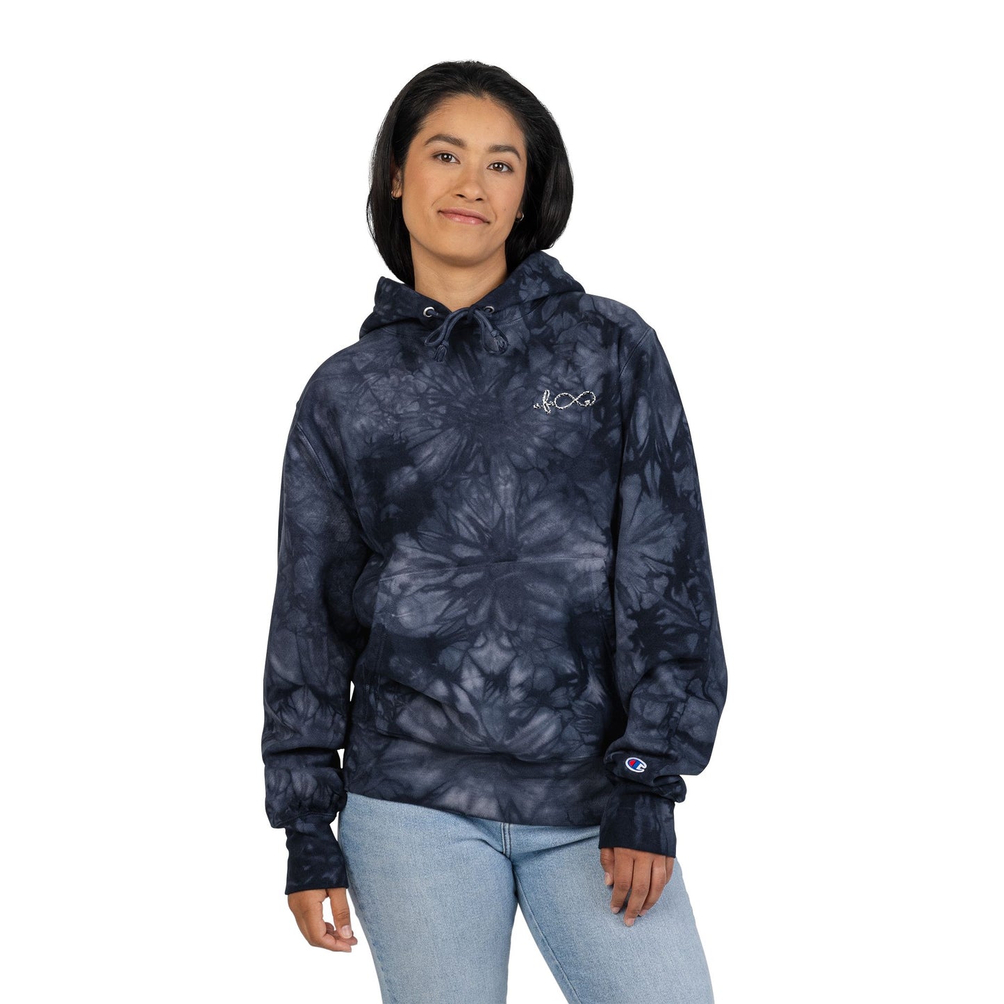 Afroternal Champion Tie-Dye Hoodie