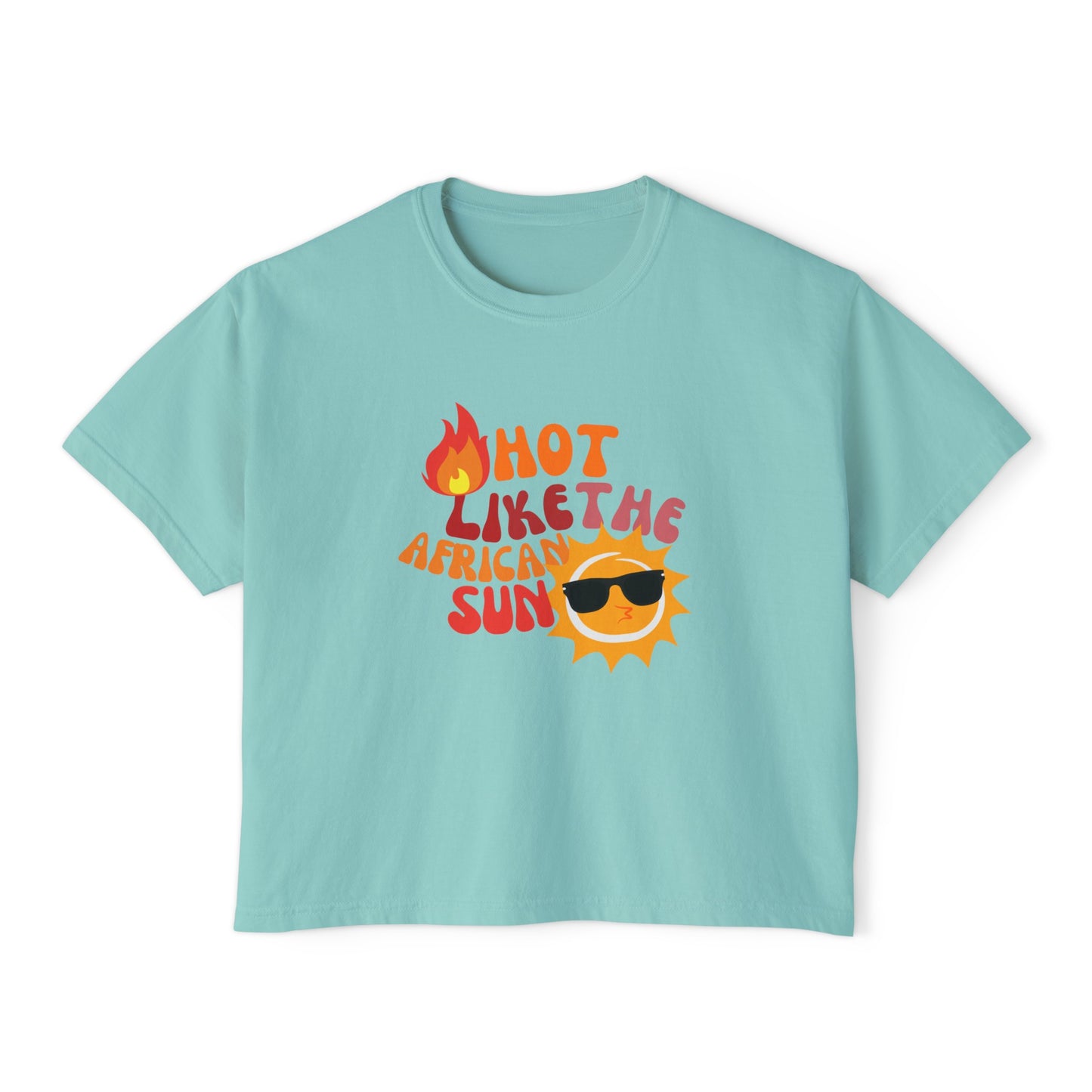 Hot Like The African Sun Crop Top