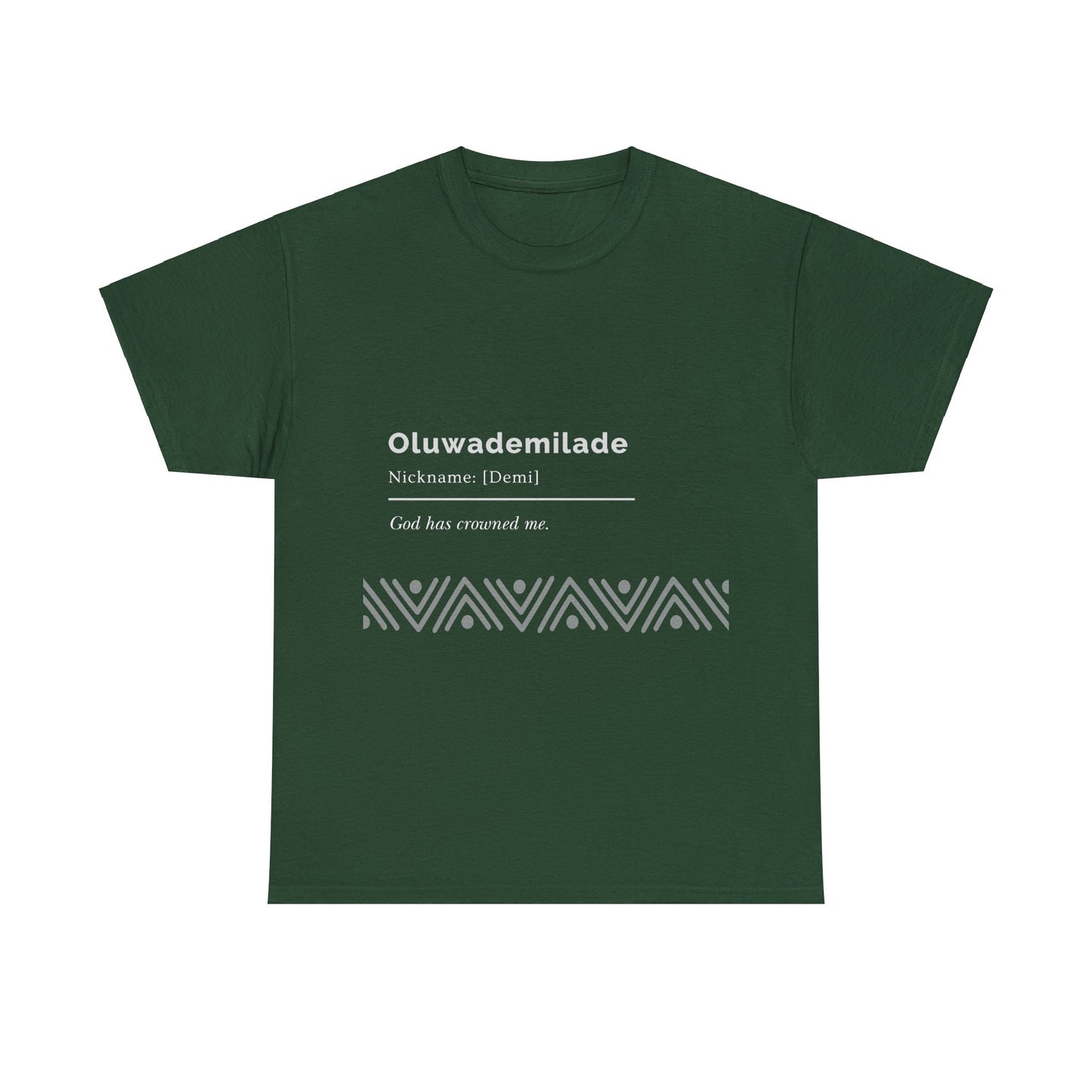 Customized Name T-Shirt for Oluwademilade