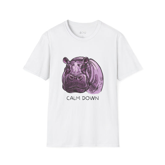 Hippo Says Calm Down T-Shirt