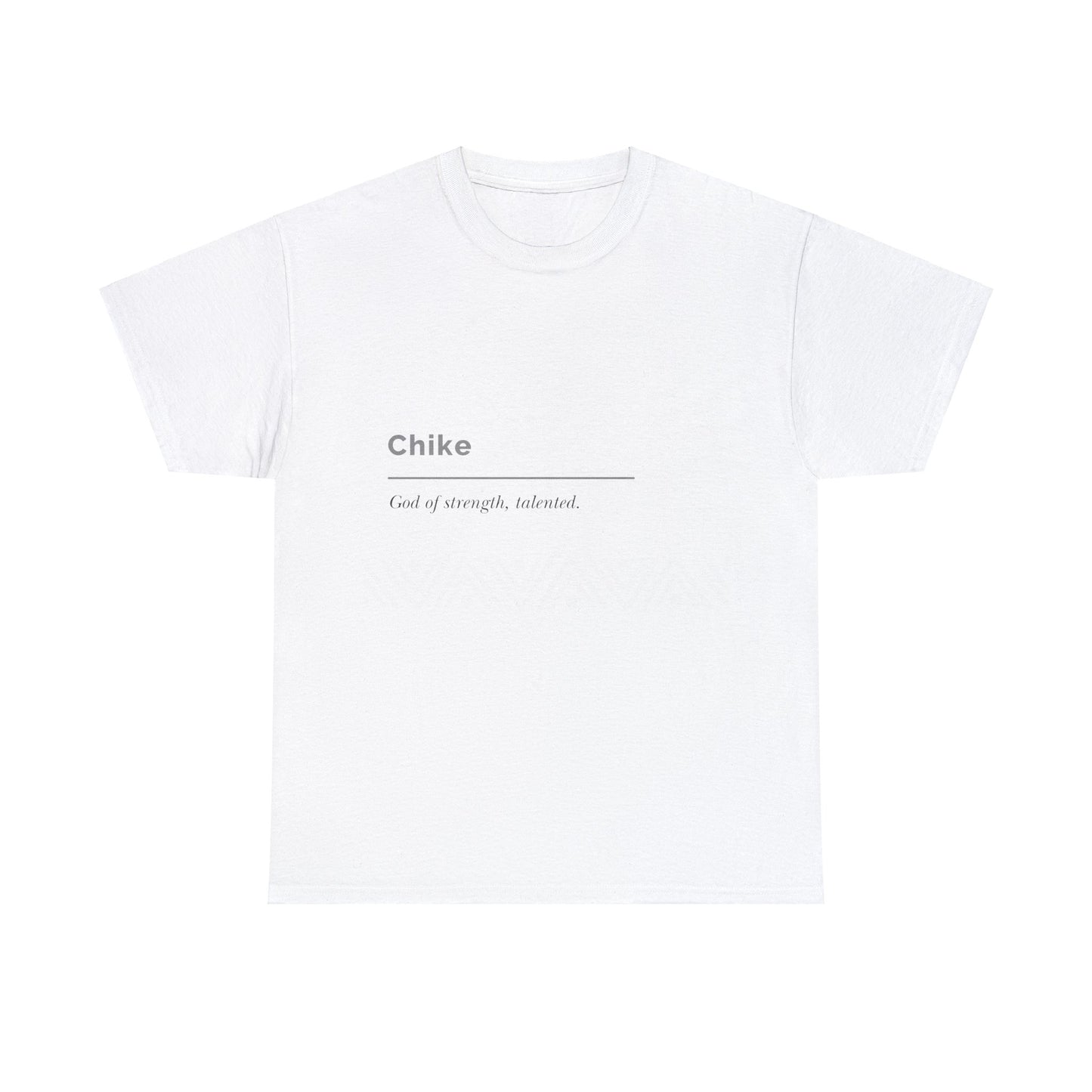 Customized Name T-Shirt for Chike