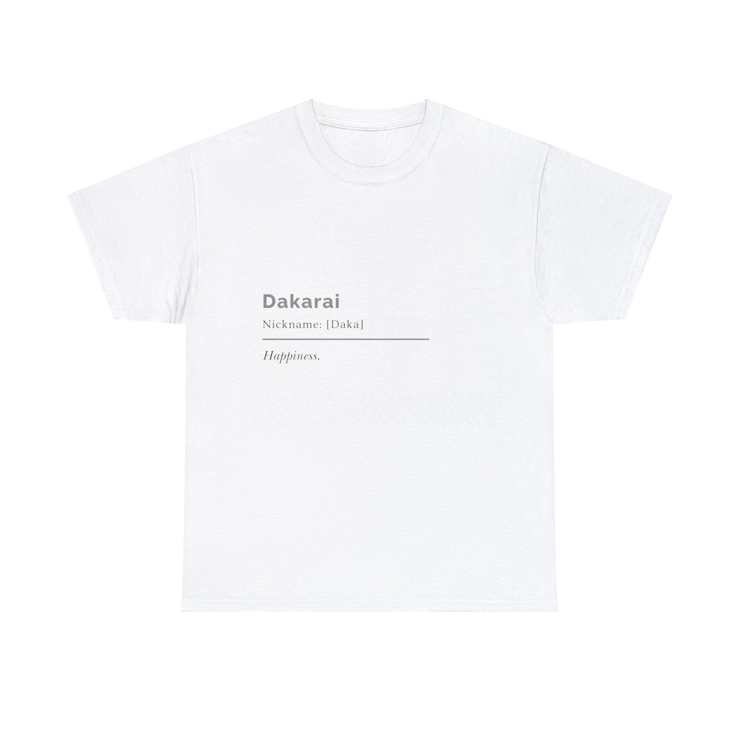 Customized Name T-Shirt for Dakarai