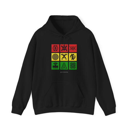 Adinkra Grid Hoodie