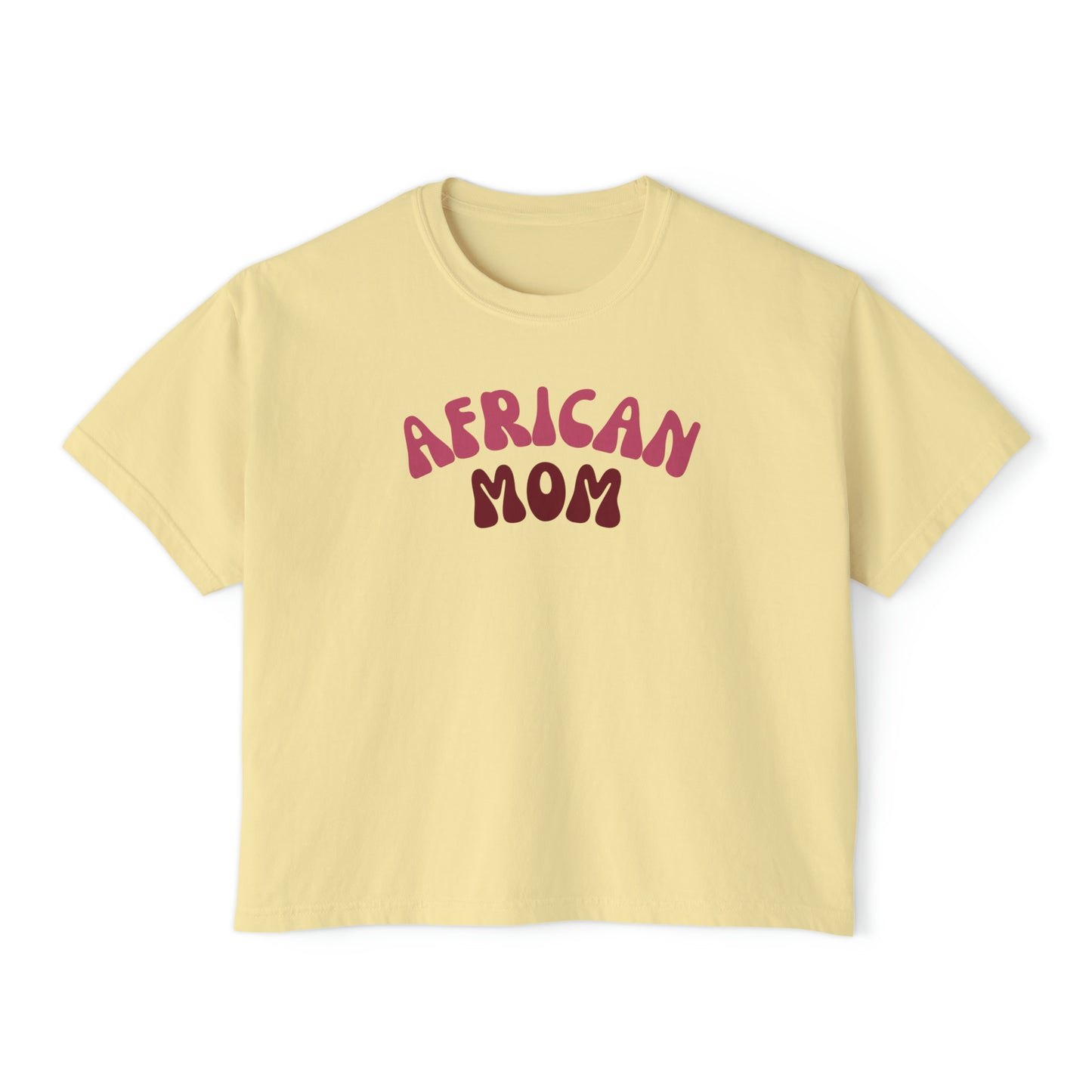 African Mom Crop Top