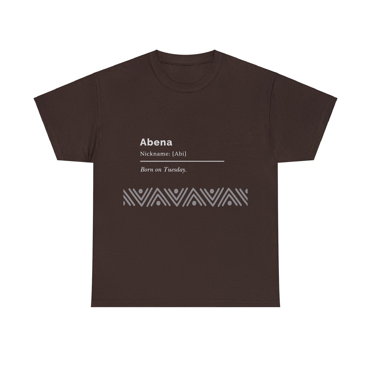 Customized Name T-Shirt for Abena