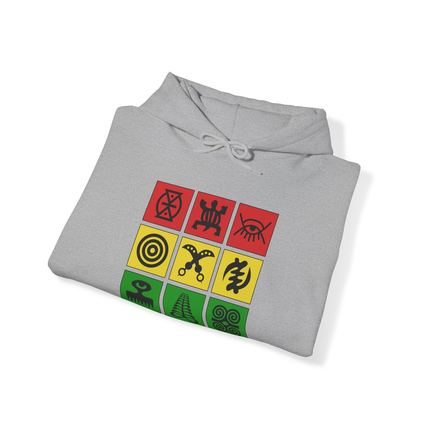 Adinkra Grid Hoodie