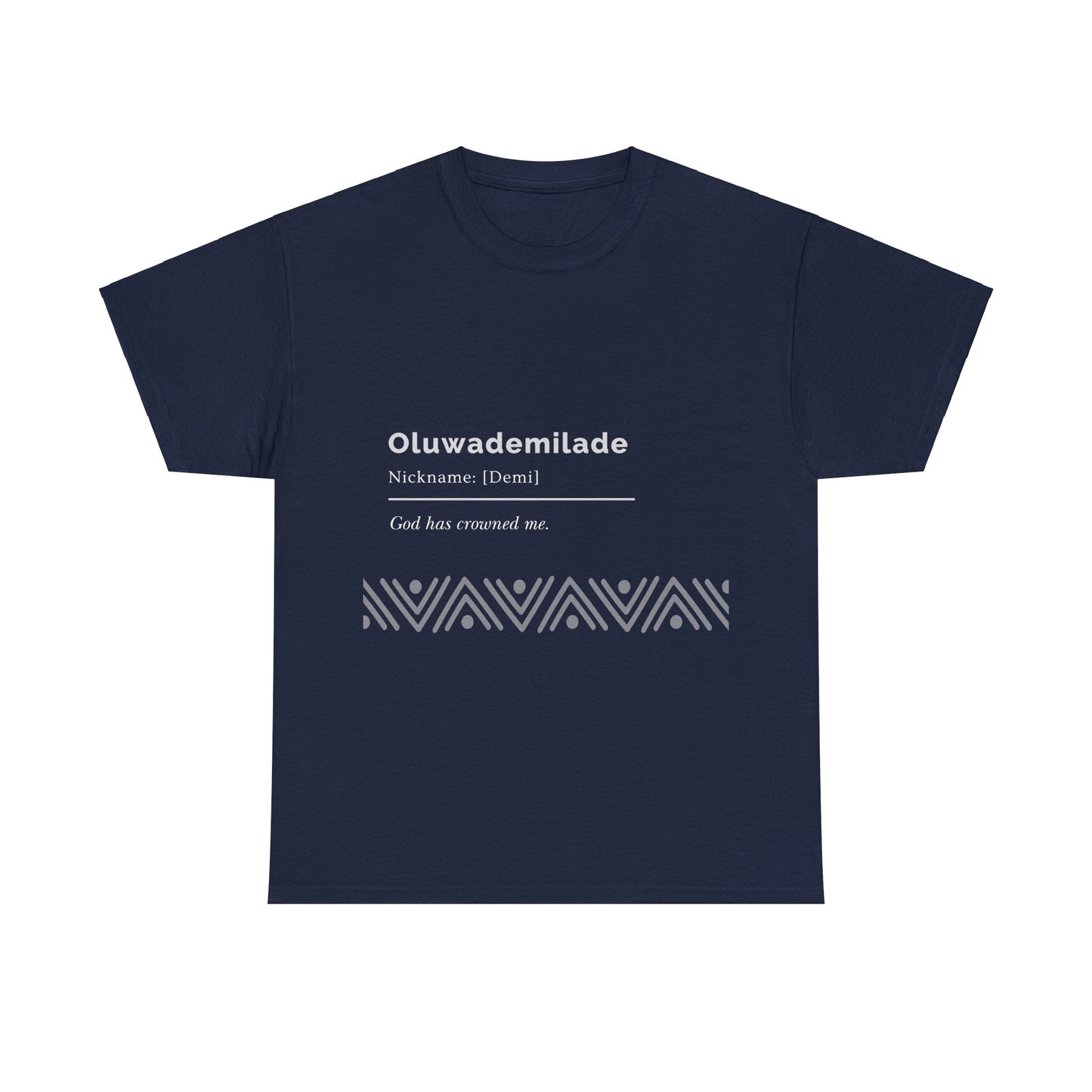 Customized Name T-Shirt for Oluwademilade