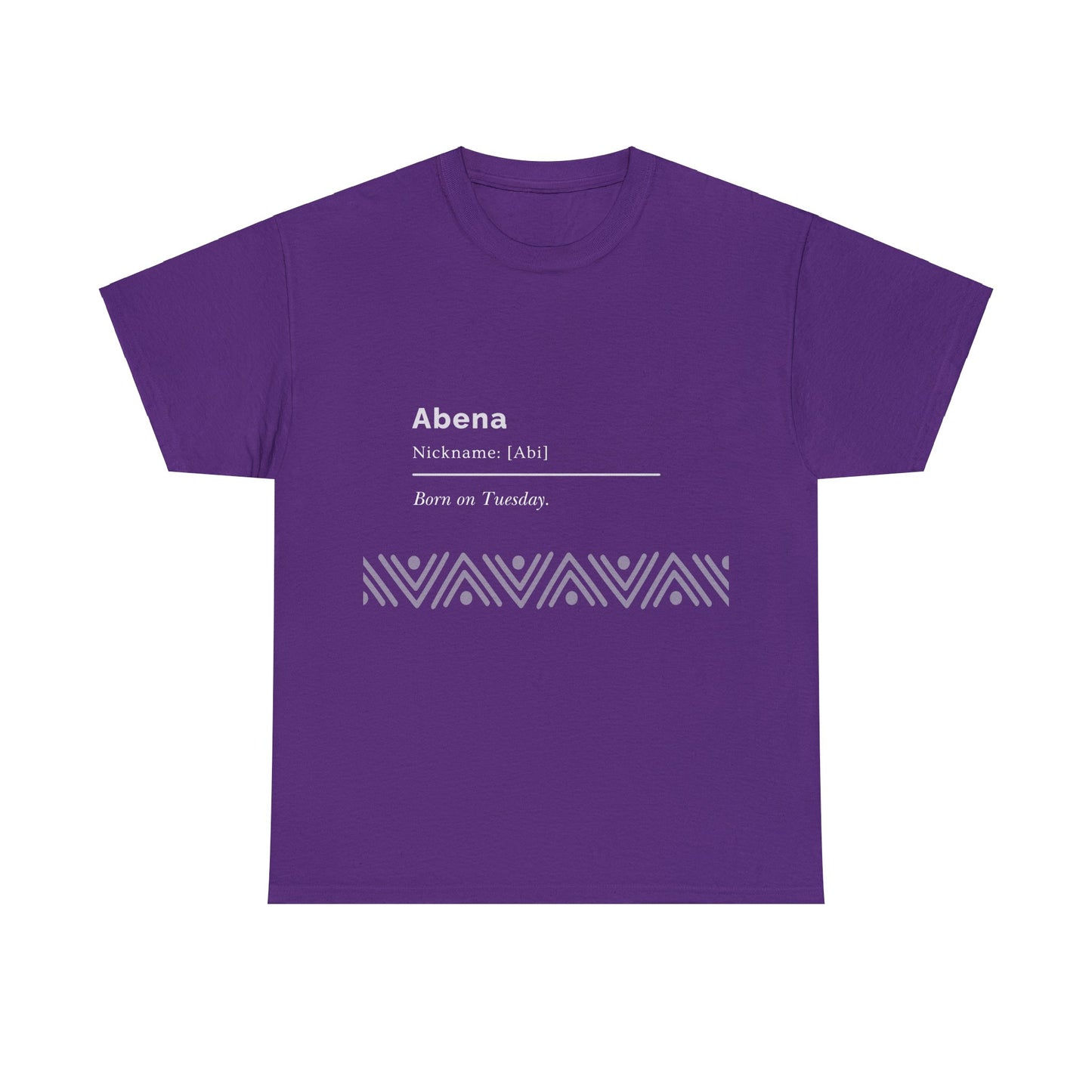 Customized Name T-Shirt for Abena