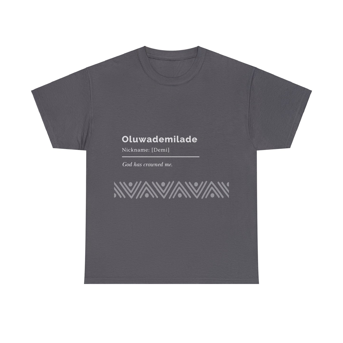 Customized Name T-Shirt for Oluwademilade