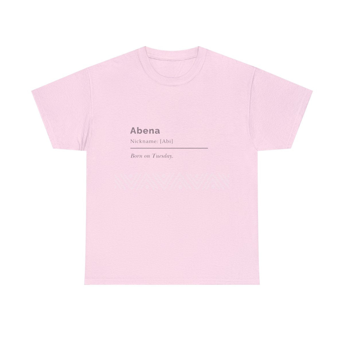 Customized Name T-Shirt for Abena