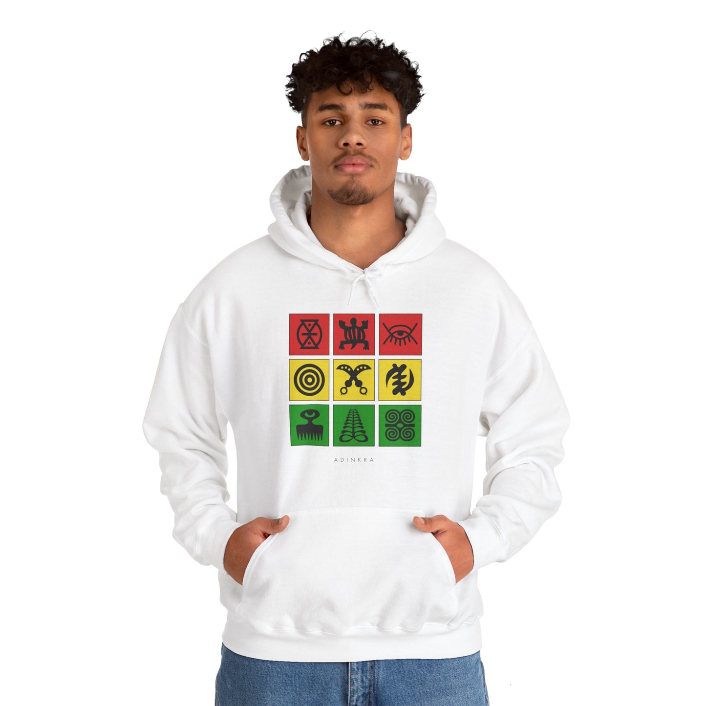 Adinkra Grid Hoodie