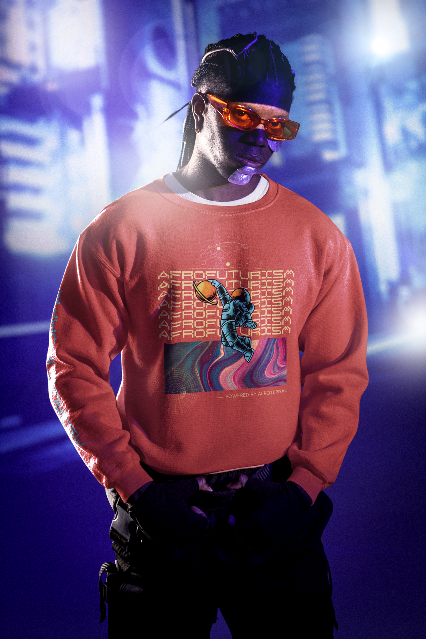 Afrofuturism Crewneck Sweatshirt